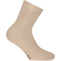 Rohner Skarpetki Dziennie Ankle Basic Soft Touch beżowe 3 pary